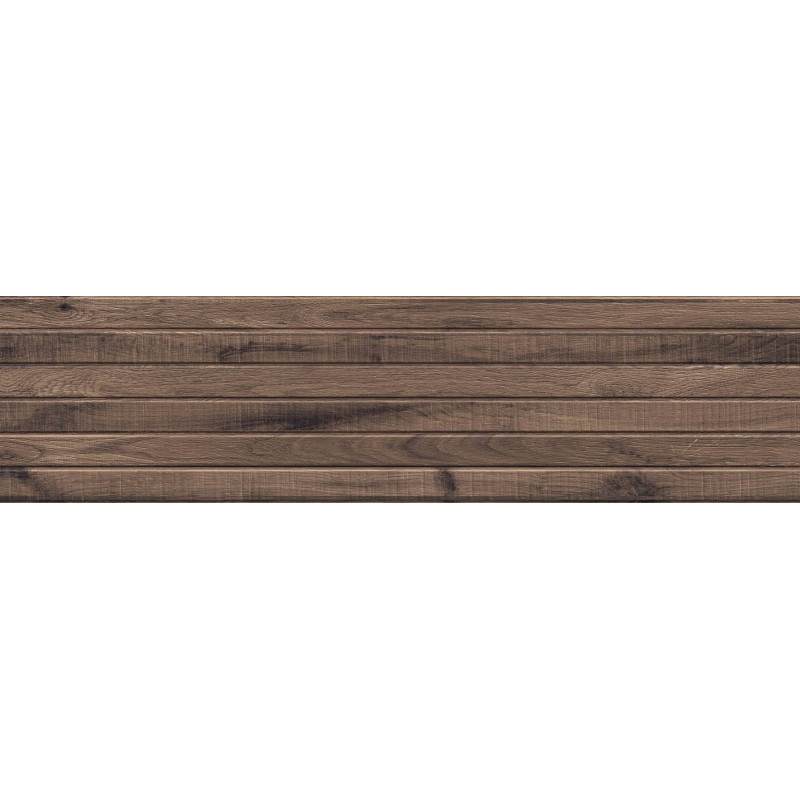 Mexen Western Wood Choco matinis, stačiakampis G1 akmeninis medis 120 x 30 cm, matinis - TL702-120-030-56