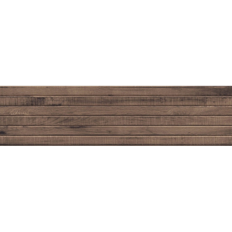 Mexen Western Wood Choco matinis, stačiakampis G1 akmeninis medis 120 x 30 cm, matinis - TL702-120-030-56