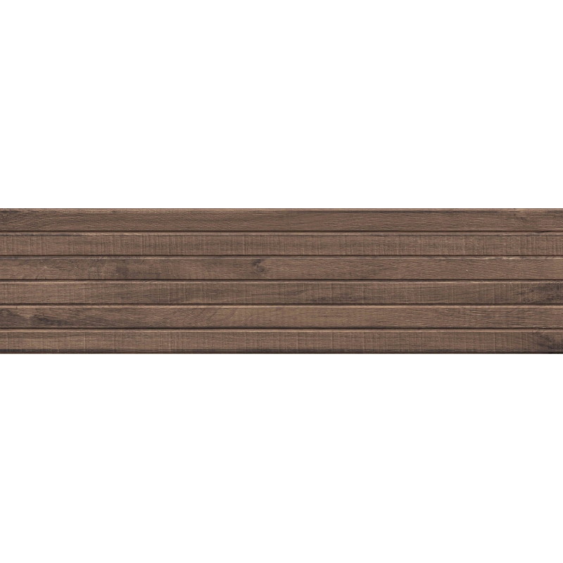 Mexen Western Wood Choco matinis, stačiakampis G1 akmeninis medis 120 x 30 cm, matinis - TL702-120-030-56