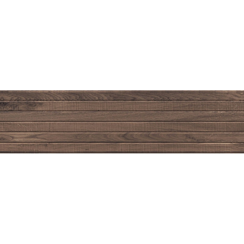 Mexen Western Wood Choco matinis, stačiakampis G1 akmeninis medis 120 x 30 cm, matinis - TL702-120-030-56