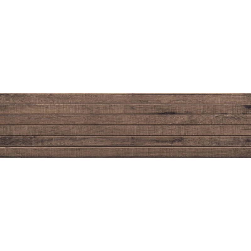 Mexen Western Wood Choco matinis, stačiakampis G1 akmeninis medis 120 x 30 cm, matinis - TL702-120-030-56