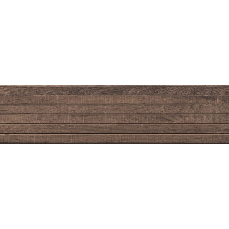 Mexen Western Wood Choco matinis, stačiakampis G1 akmeninis medis 120 x 30 cm, matinis - TL702-120-030-56