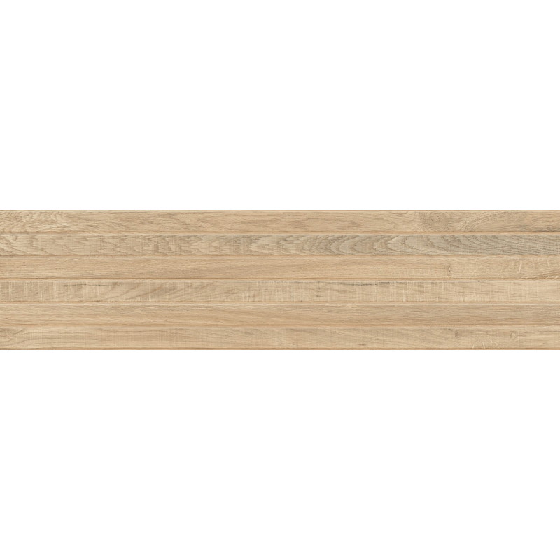 Mexen Western Wood Miele glazūruotos akmens masės rektifikuota plytelė, medžio imitacija sienai 120 x 30 cm, matinė