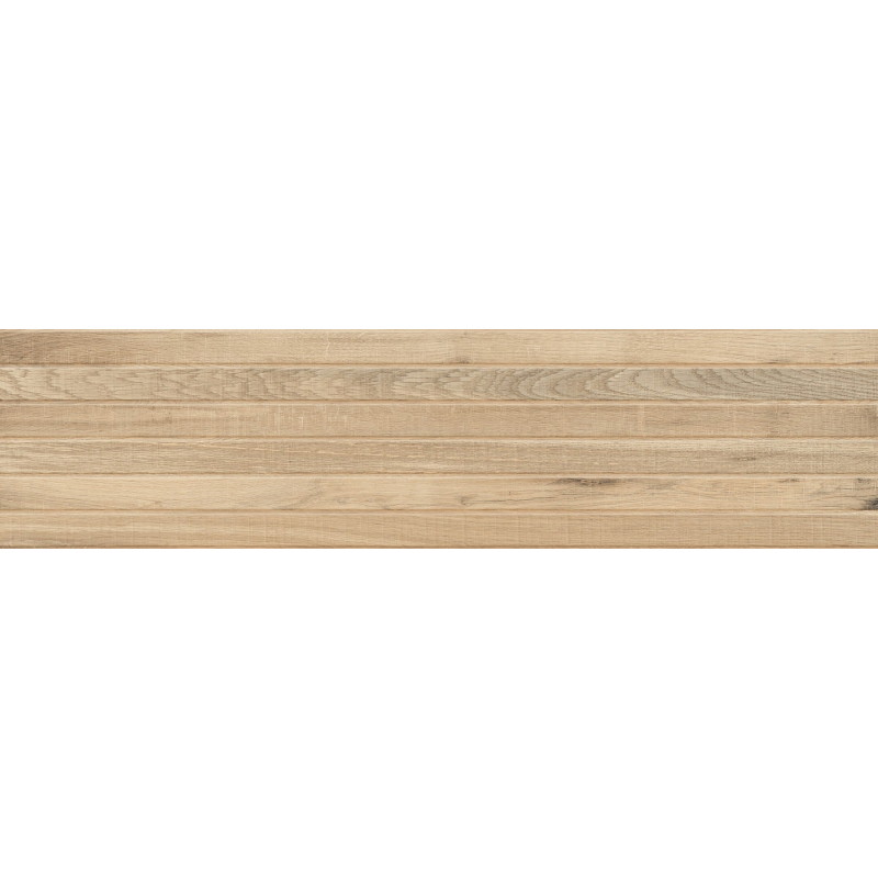 Mexen Western Wood Miele glazūruotos akmens masės rektifikuota plytelė, medžio imitacija sienai 120 x 30 cm, matinė