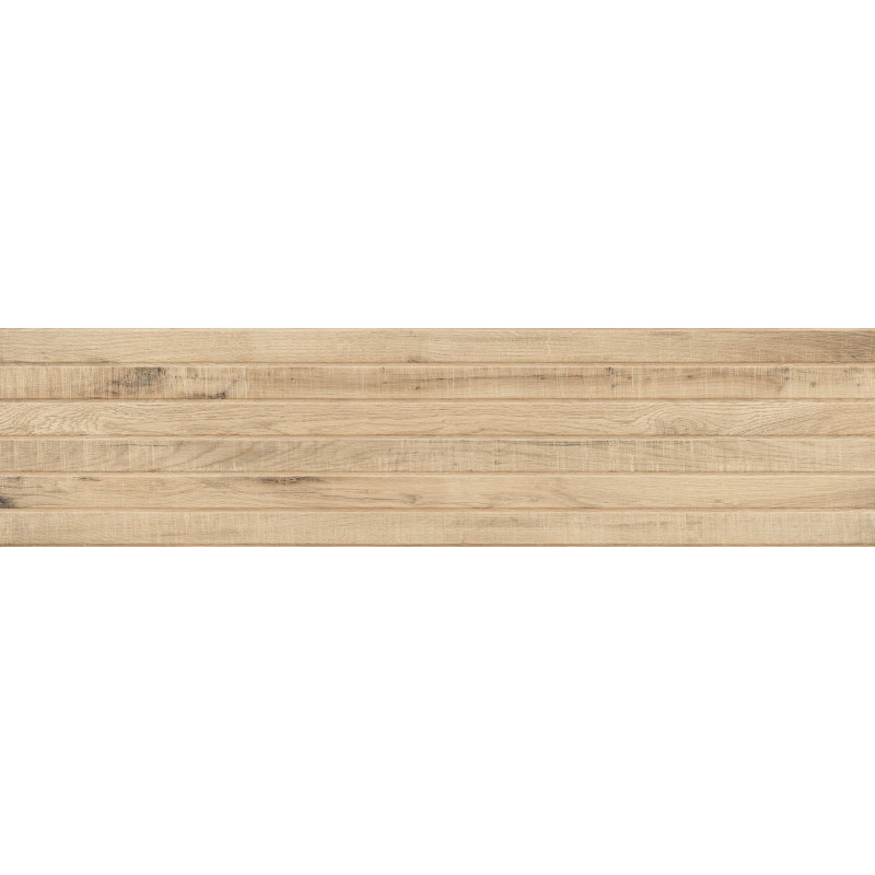 Mexen Western Wood Miele glazūruotos akmens masės rektifikuota plytelė, medžio imitacija sienai 120 x 30 cm, matinė