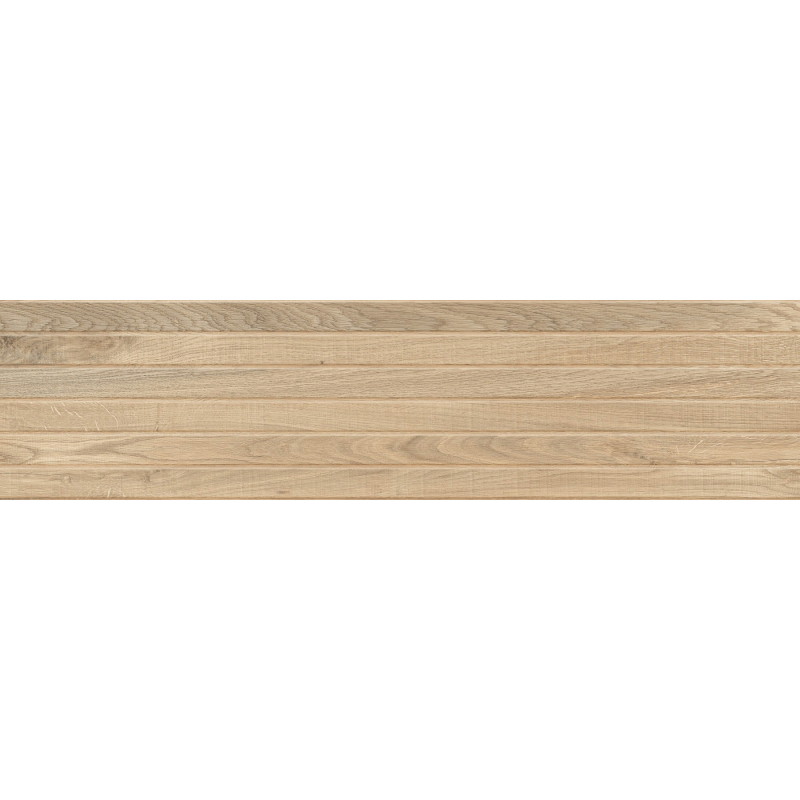 Mexen Western Wood Miele glazūruotos akmens masės rektifikuota plytelė, medžio imitacija sienai 120 x 30 cm, matinė