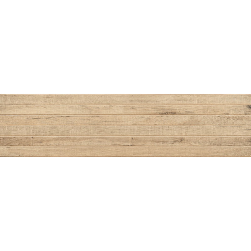 Mexen Western Wood Miele glazūruotos akmens masės rektifikuota plytelė, medžio imitacija sienai 120 x 30 cm, matinė