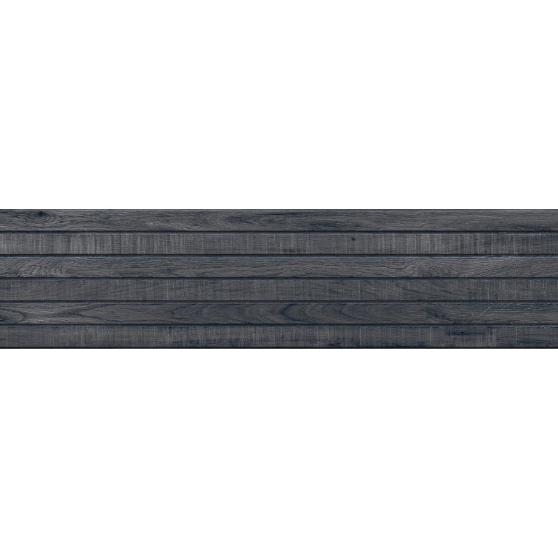 Mexen Western Wood Nero glazūruotos rektifikuotos G1 plytelės, medienos imitacija, sieninė 120 x 30 cm, matinė