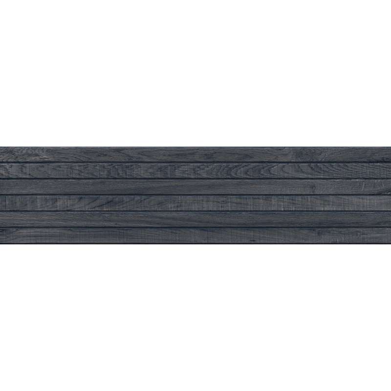 Mexen Western Wood Nero glazūruotos rektifikuotos G1 plytelės, medienos imitacija, sieninė 120 x 30 cm, matinė