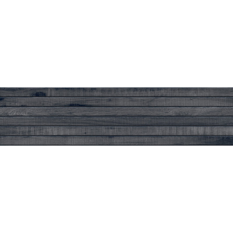 Mexen Western Wood Nero glazūruotos rektifikuotos G1 plytelės, medienos imitacija, sieninė 120 x 30 cm, matinė