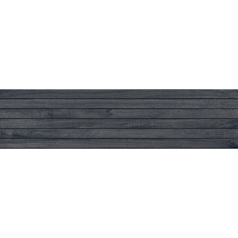 Mexen Western Wood Nero glazūruotos rektifikuotos G1 plytelės, medienos imitacija, sieninė 120 x 30 cm, matinė