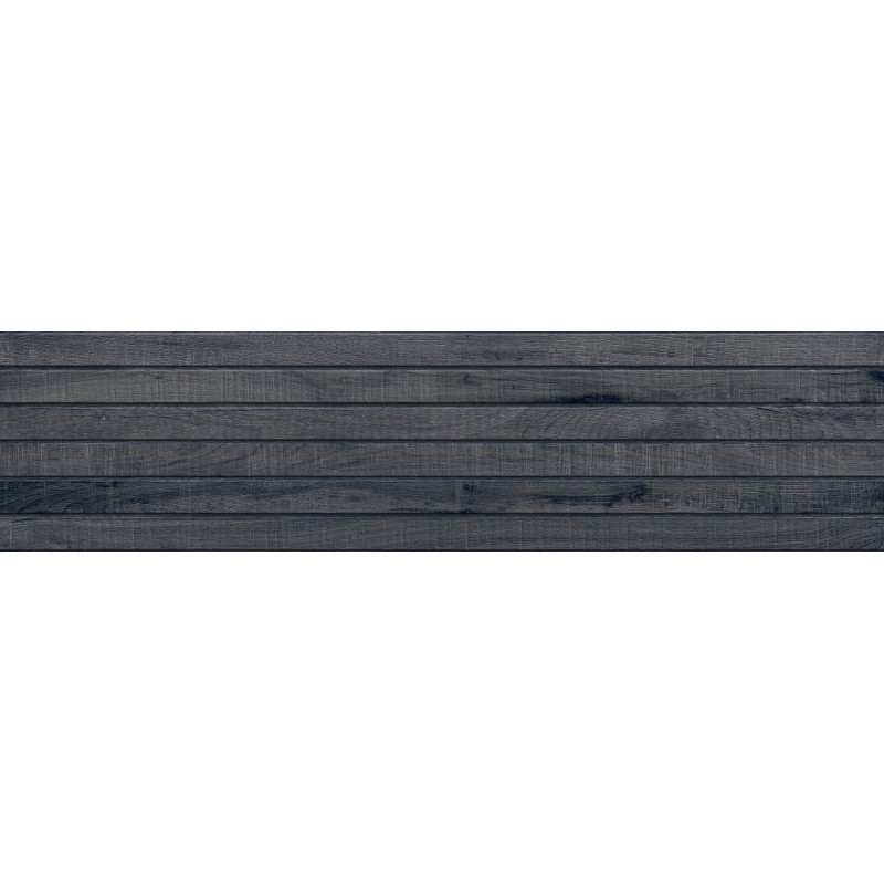 Mexen Western Wood Nero glazūruotos rektifikuotos G1 plytelės, medienos imitacija, sieninė 120 x 30 cm, matinė