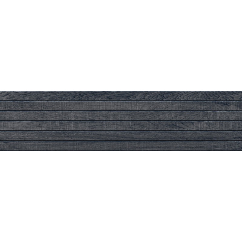 Mexen Western Wood Nero glazūruotos rektifikuotos G1 plytelės, medienos imitacija, sieninė 120 x 30 cm, matinė