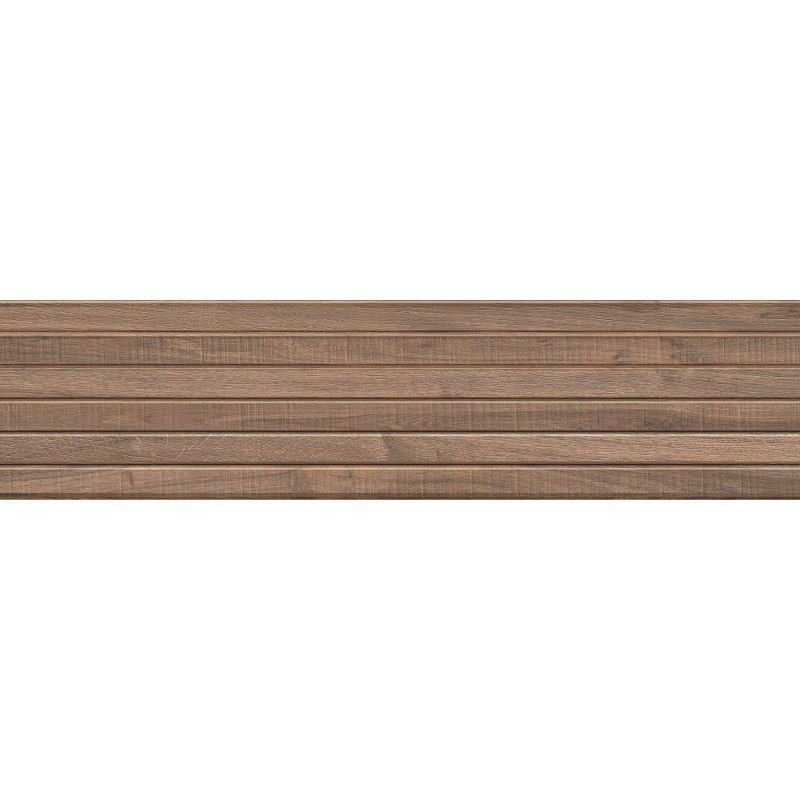 Mexen Mulberry Wood Ruda glazūruota rekt. G1, medžio efekto grindų ir sienų plytelė 120 x 30 cm, matinė - TL703-120-030-50