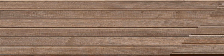 Mexen Mulberry Wood Rudos spalvos glazūruota akmens masės plytelė rektifikuota, medieną imituojanti sienų plytelė 120 x 30