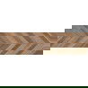 Mexen Native Rudas glazūruotas rekt. G1, grindų ir sienų plytelė, imituojanti medį, 120 x 30 cm, raižytas