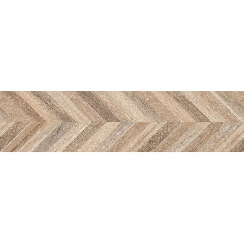 Mexen Native Miele poliruotas akmens masės plytelė, medžio imitacija, 120 x 30 cm, graviruota - TL704-120-030-03