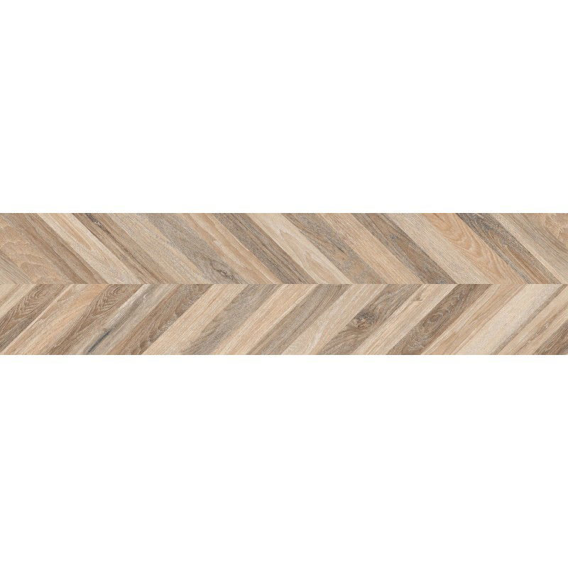 Mexen Native Miele poliruotas akmens masės plytelė, medžio imitacija, 120 x 30 cm, graviruota - TL704-120-030-03