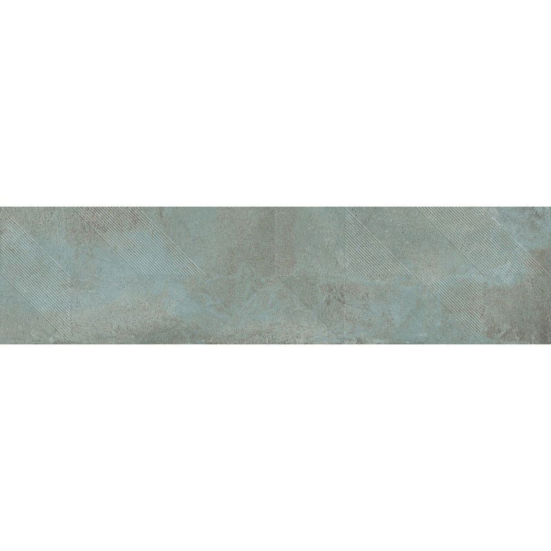 Mexen Lassa Spiga Aqua glazūruota rektifikuota akmens masės plytelė, grindų-sienų plytelė 120 x 30 cm, matinė