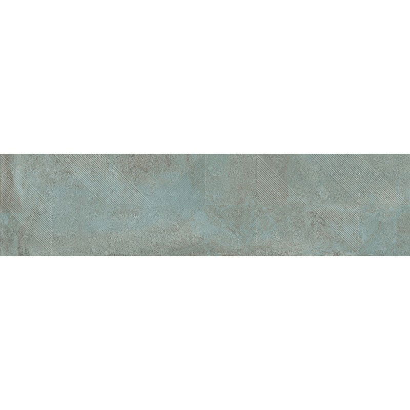 Mexen Lassa Spiga Aqua glazūruota rektifikuota akmens masės plytelė, grindų-sienų plytelė 120 x 30 cm, matinė