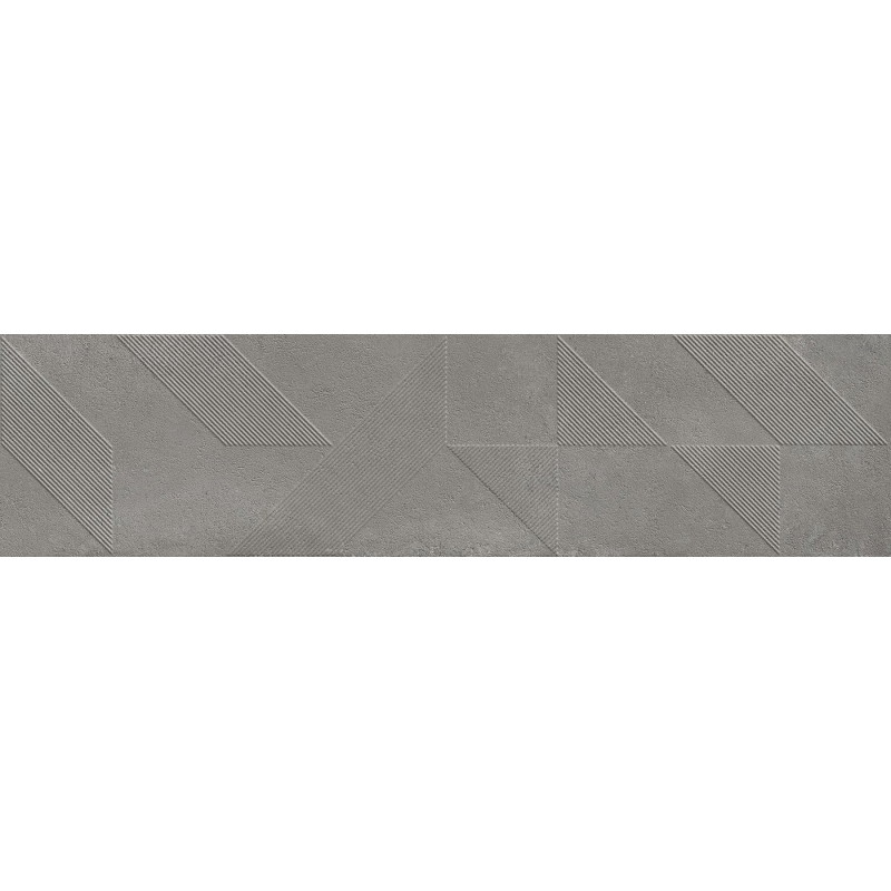 Mexen Lassa Spiga Steel glazūruotas rektifikuotas akmens masės sienų plytelės, 120 x 30 cm, matinės - TL705-120-030-53