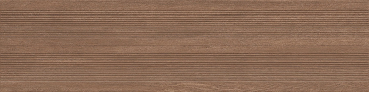 Mexen Prestige Wood Rudas glazūruotas rektifikuotas akmuo G1, medžio atspalvio sieninė plytelė 120 x 30 cm, matinė