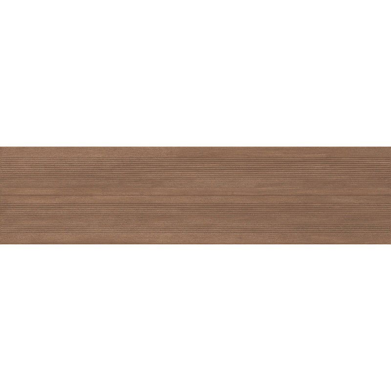 Mexen Prestige Wood Rudos spalvos glazūruotas rekt. G1, medienos imitacija sienų plytelė 120 x 30 cm, matinė