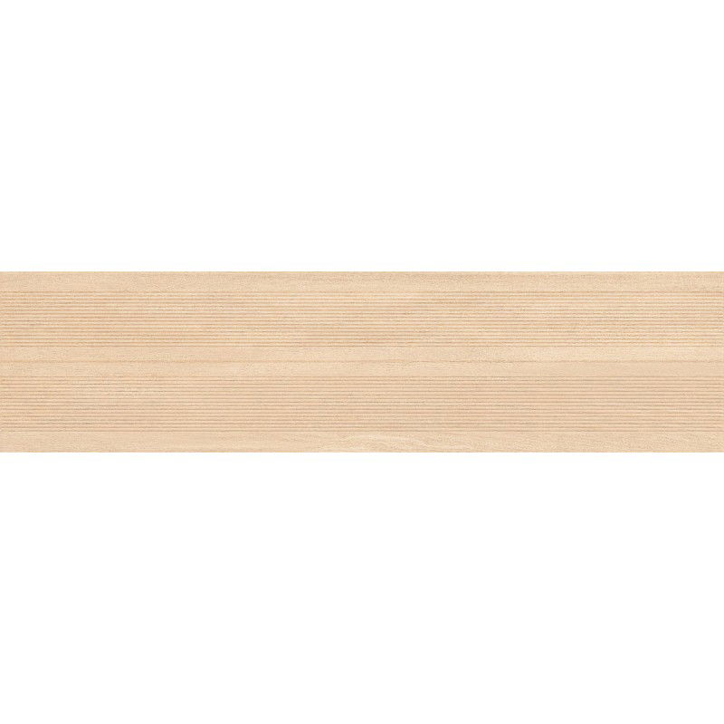 Mexen Prestige Wood Matinė kreminė dengtų plytelių imitacija medžio, 120 x 30 cm - TL706-120-030-52
