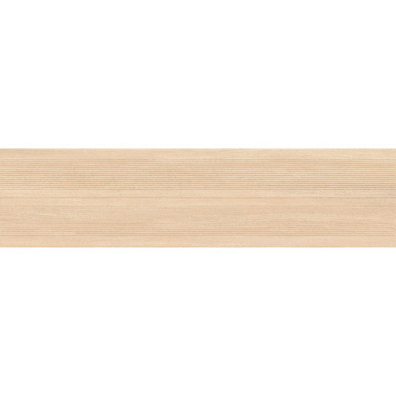Mexen Prestige Wood Matinė kreminė dengtų plytelių imitacija medžio, 120 x 30 cm - TL706-120-030-52