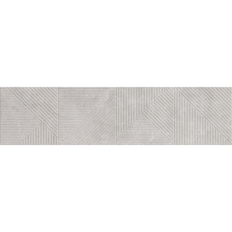 Mexen Magnifica Avenue Gris glazūruotas akmens masės plytelės rek. G1, sieninė plytelė 120 x 30 cm, matinė
