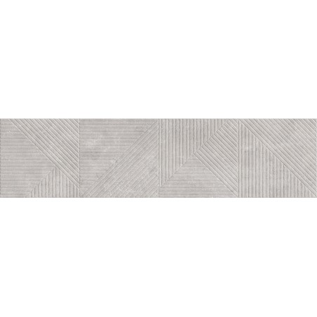 Mexen Magnifica Avenue Gris glazūruotas akmens masės plytelės rek. G1, sieninė plytelė 120 x 30 cm, matinė
