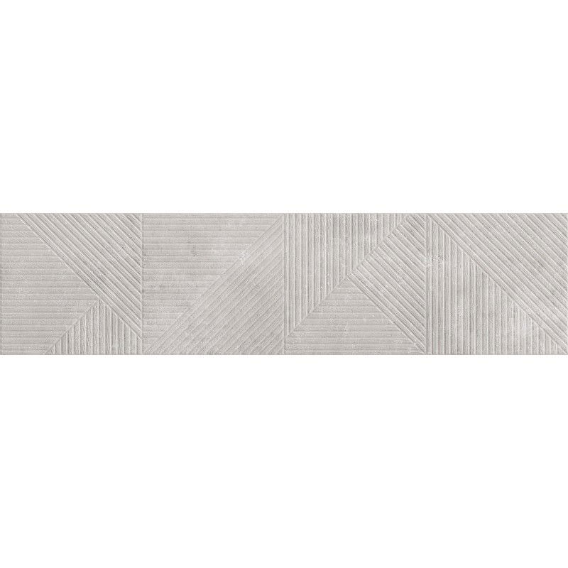 Mexen Magnifica Avenue Gris glazūruotas rektifikuotas G1, sieninė plytelė 120 x 30 cm, matinė - TL707-120-030-50
