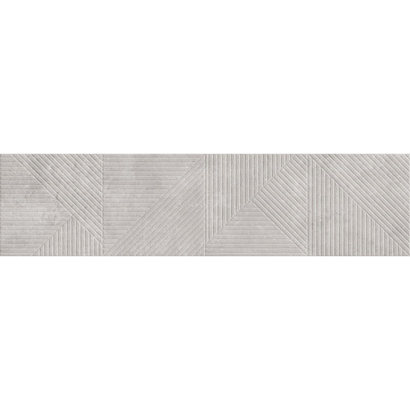 Mexen Magnifica Avenue Gris glazūruotas akmens masės plytelės rek. G1, sieninė plytelė 120 x 30 cm, matinė