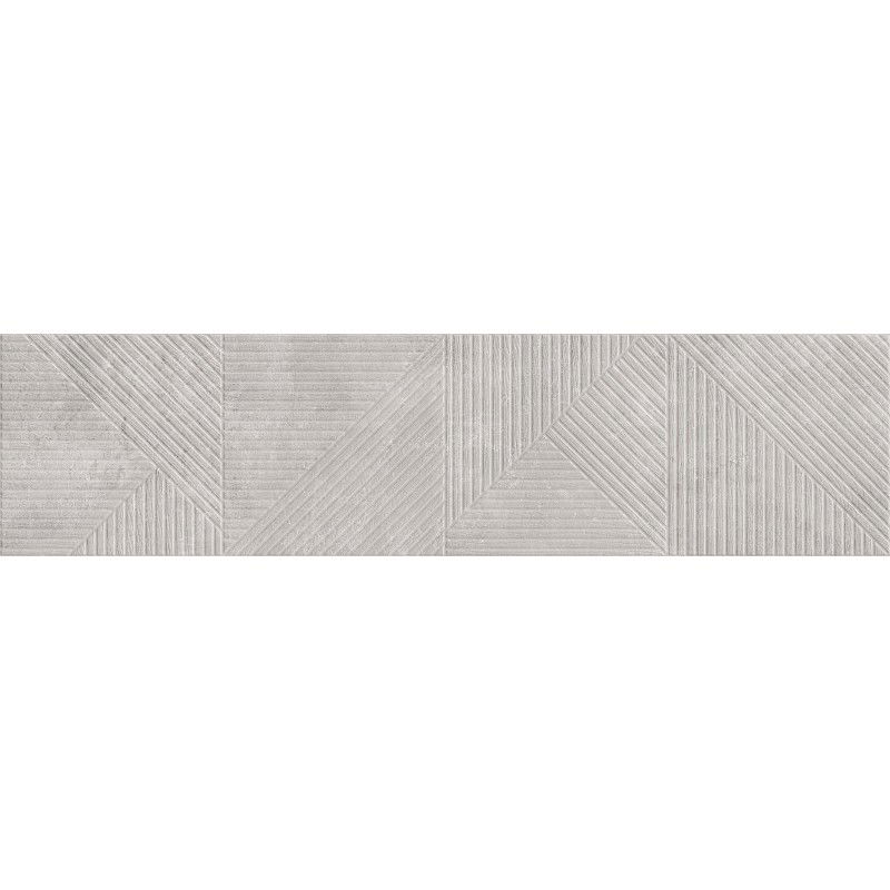 Mexen Magnifica Avenue Gris glazūruotas rektifikuotas G1, sieninė plytelė 120 x 30 cm, matinė - TL707-120-030-50