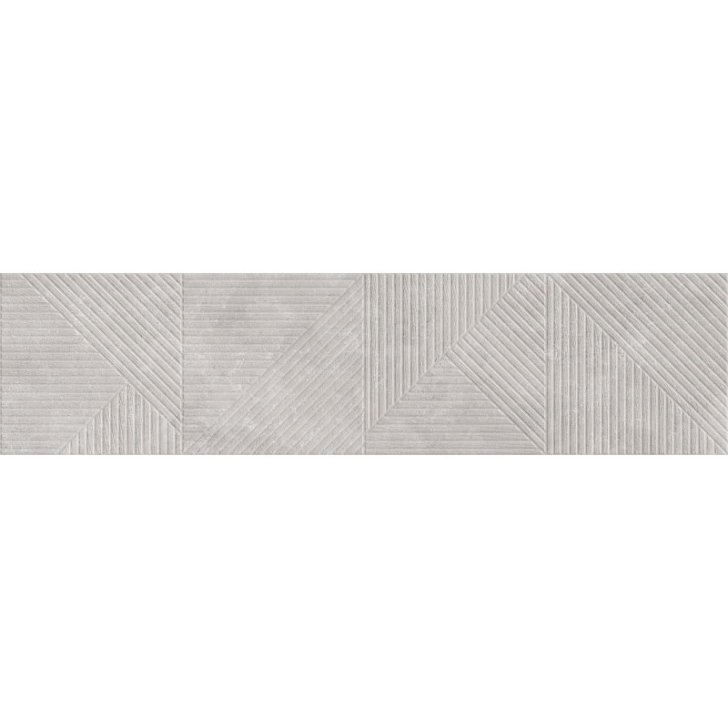 Mexen Magnifica Avenue Gris glazūruotas akmens masės plytelės rek. G1, sieninė plytelė 120 x 30 cm, matinė