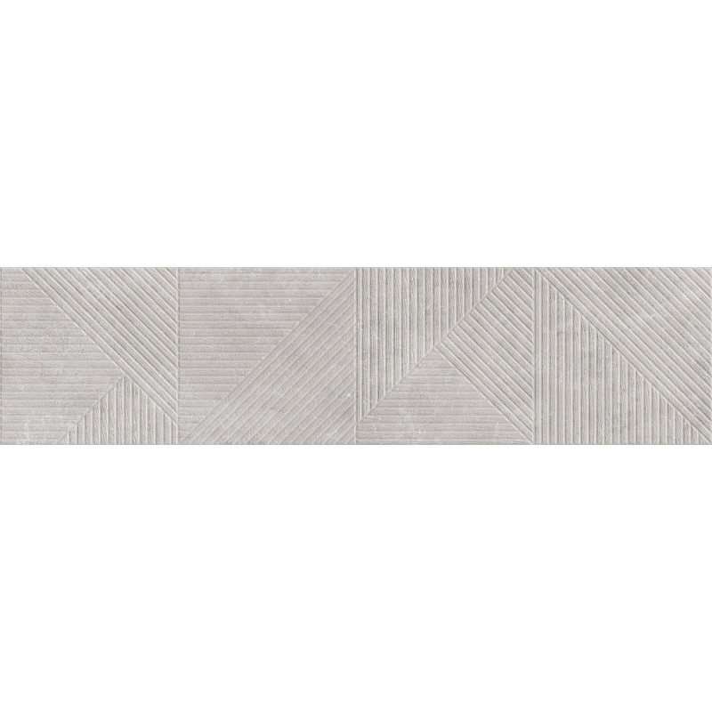 Mexen Magnifica Avenue Gris glazūruotas akmens masės plytelės rek. G1, sieninė plytelė 120 x 30 cm, matinė