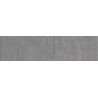 Mexen Magnifica Avenue Nero glazūruotas rektifikuotas gres, sieninė plytelė 120 x 30 cm, matinė - TL707-120-030-51