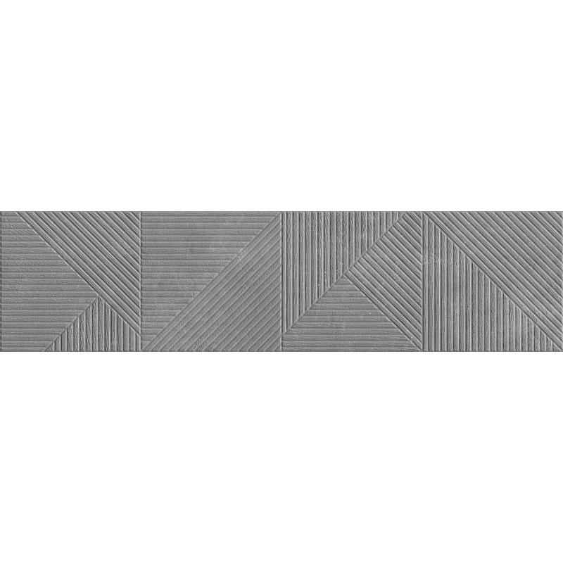 Mexen Magnifica Avenue Nero glazūruotas rektifikuotas gres, sieninė plytelė 120 x 30 cm, matinė - TL707-120-030-51
