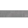 Mexen Magnifica Avenue Nero glazūruotas rektifikuotas gres, sieninė plytelė 120 x 30 cm, matinė - TL707-120-030-51