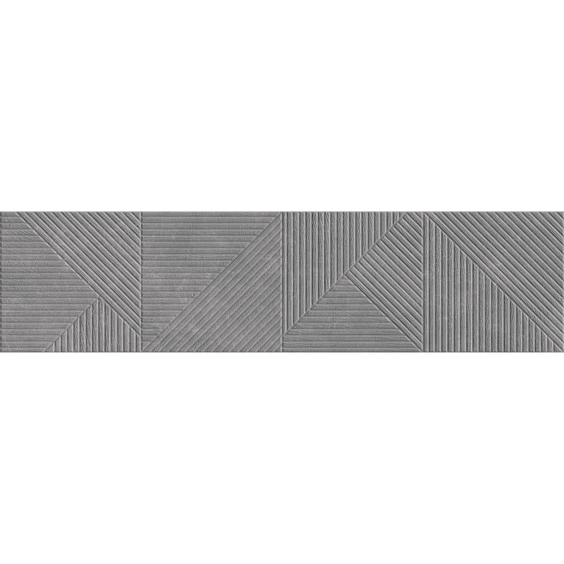 Mexen Magnifica Avenue Nero glazūruotas rektifikuotas gres, sieninė plytelė 120 x 30 cm, matinė - TL707-120-030-51