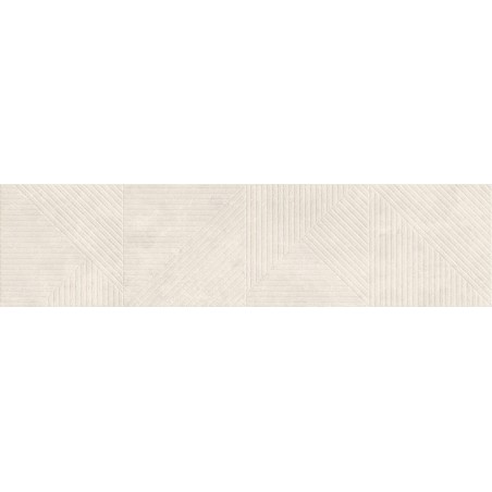Mexen Magnifica Avenue Talc glazūruotas porcelianas rekt. G1, sieninė plytelė 120 x 30 cm, matinė - TL707-120-030-52