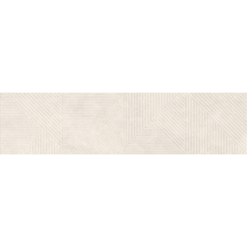 Mexen Magnifica Avenue Talc glazūruotas porcelianas rekt. G1, sieninė plytelė 120 x 30 cm, matinė - TL707-120-030-52