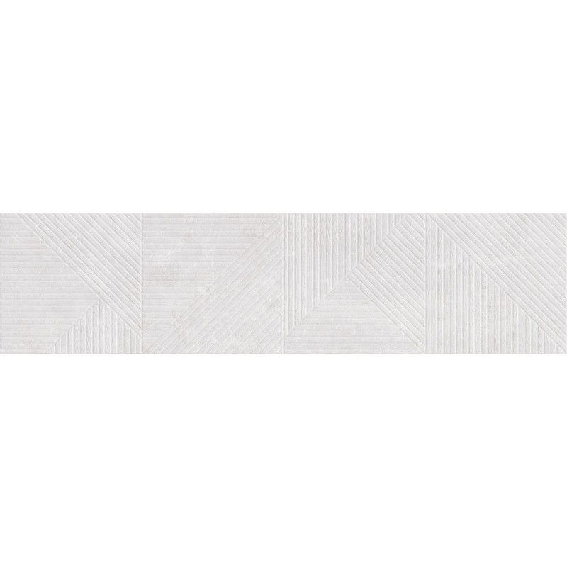 Mexen Magnifica Avenue Bianco glazūruotos rektifikuoti G1, sienų plytelės 120 x 30 cm, matinės - TL707-120-030-53