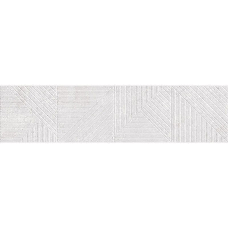 Mexen Magnifica Avenue Bianco glazūruotos rektifikuoti G1, sienų plytelės 120 x 30 cm, matinės - TL707-120-030-53