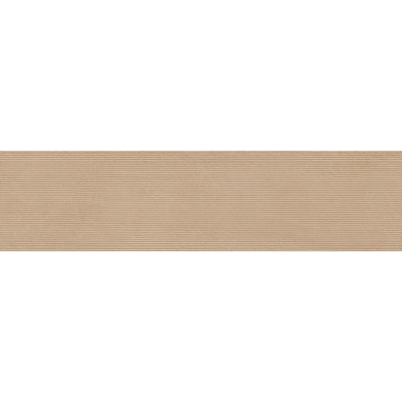 Mexen Oryol Liner smėlio spalvos, glazūruotos ir rektifikuotos G1 grindų plytelės, sieninė plytelė 120 x 30 cm, raižytas