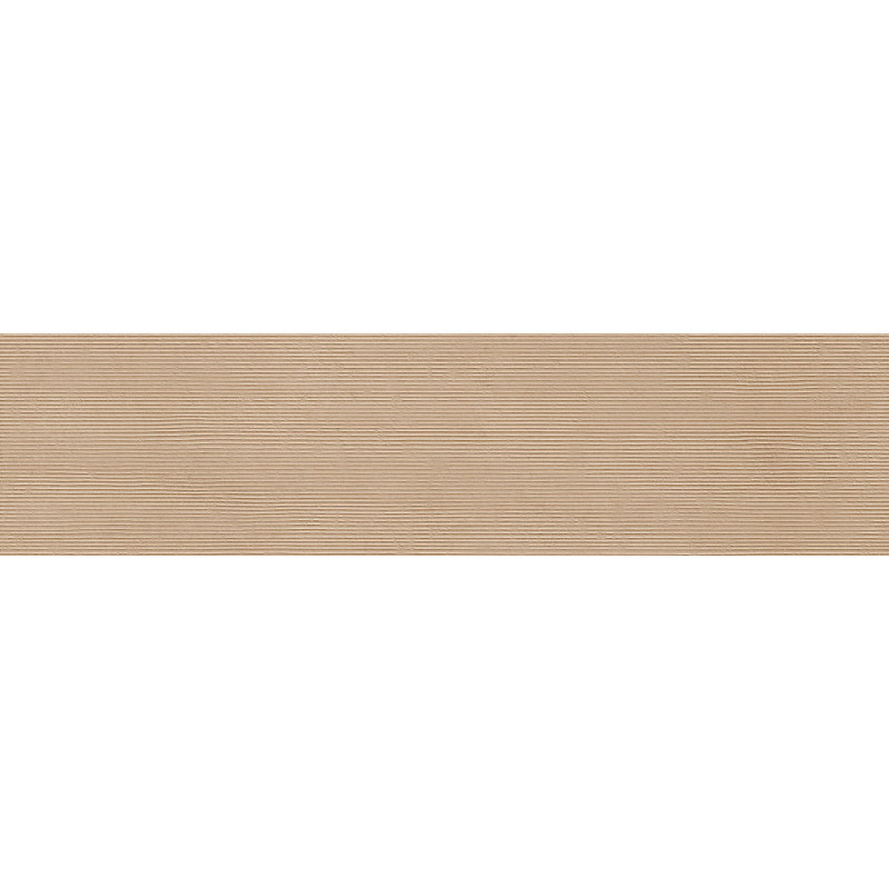 Mexen Oryol Liner smėlio spalvos, glazūruotos ir rektifikuotos G1 grindų plytelės, sieninė plytelė 120 x 30 cm, raižytas