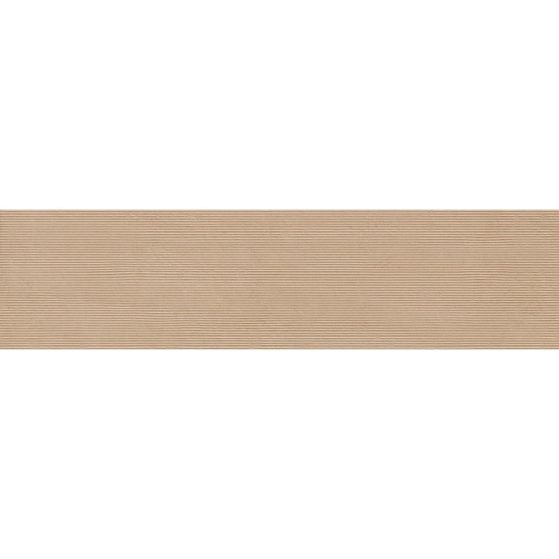 Mexen Oryol Liner smėlio spalvos, glazūruotos ir rektifikuotos G1 grindų plytelės, sieninė plytelė 120 x 30 cm, raižytas
