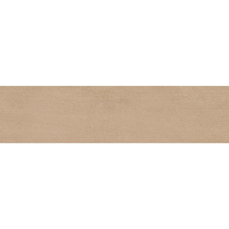 Mexen Oryol Liner smėlio spalvos, glazūruotos ir rektifikuotos G1 grindų plytelės, sieninė plytelė 120 x 30 cm, raižytas