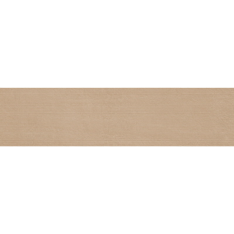 Mexen Oryol Liner smėlio spalvos, glazūruotos ir rektifikuotos G1 grindų plytelės, sieninė plytelė 120 x 30 cm, raižytas