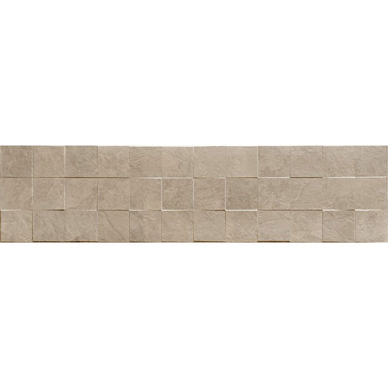 Mexen Icon Lyon Beige glazūruotas rektifikuotas G1 sieninė plytelė 120 x 30 cm, matinė - TL712-120-030-50